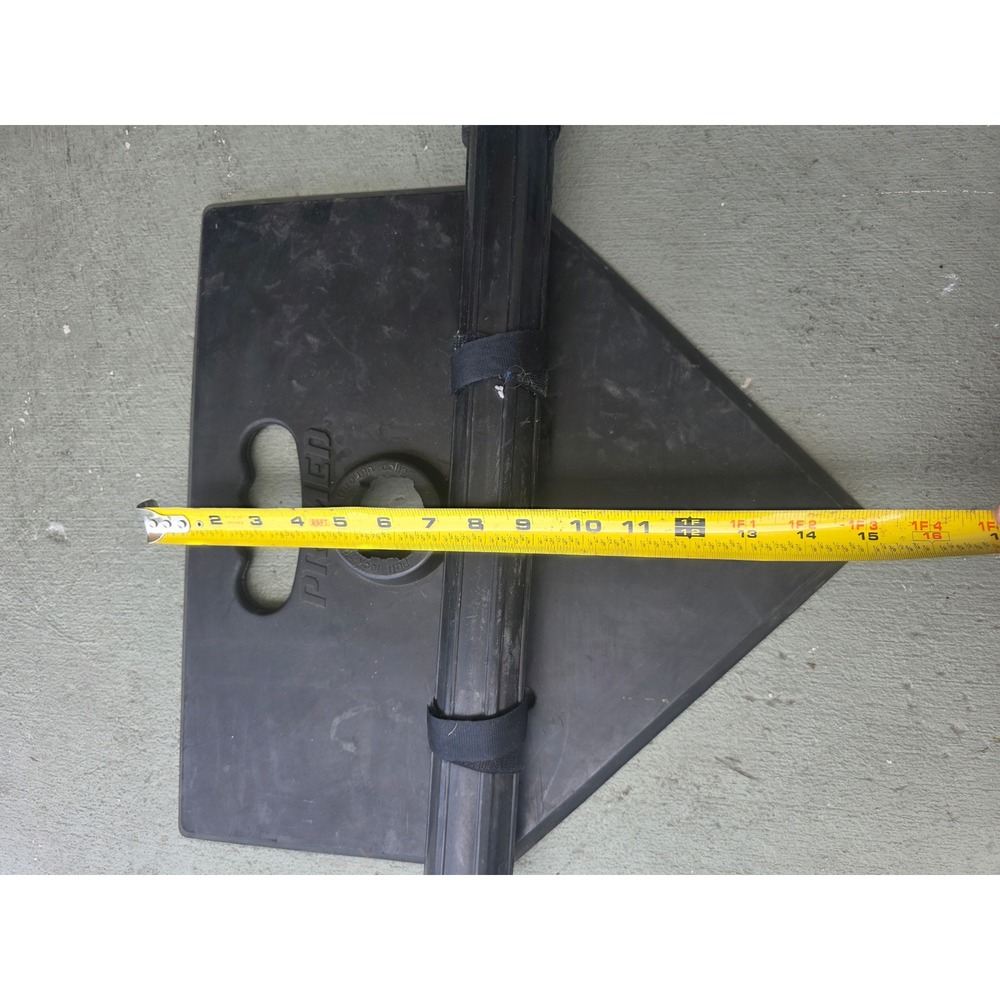 Primed Baseball Softball Batting Tee Rubber Home Plate Training Aid Black - Picture 10 of 10